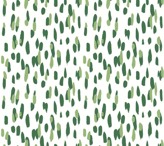 Club House Palm Green Peel & Stick Wallpaper Sample