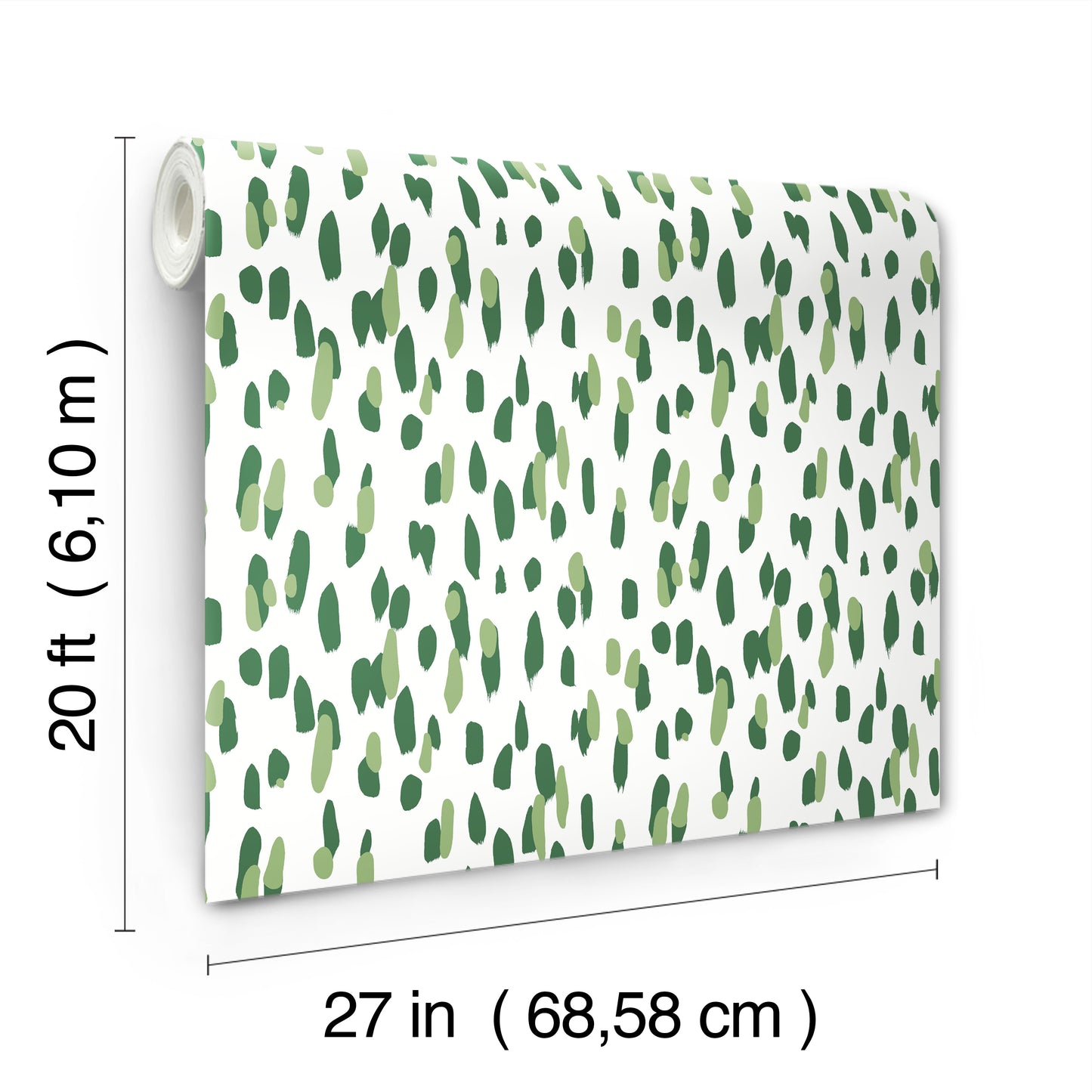 Club House Palm Green Peel & Stick Wallpaper