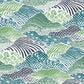 Shangri-La Palm Green Peel & Stick Wallpaper Sample