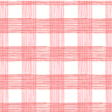 Gin Lane Gingham Fabric - Rhubarb