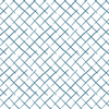 Mid Blue and white Fabric featuring a mid blue trellis pattern on a white background from Madcap Cottage