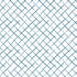 Mid Blue and white Fabric featuring a mid blue trellis pattern on a white background from Madcap Cottage