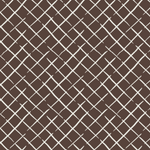 Brown Lattice Wallpaper by the Yard