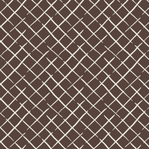 Brown Lattice Wallpaper by the Yard