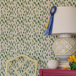 Club House Meadow Green Wallpaper