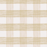 a white and beige gingham wallpaper called gin lane from madcap cottage