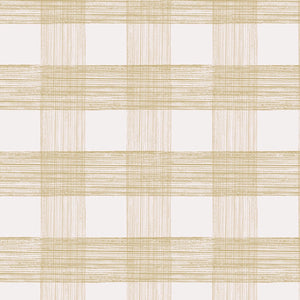 a white and beige gingham wallpaper called gin lane from madcap cottage