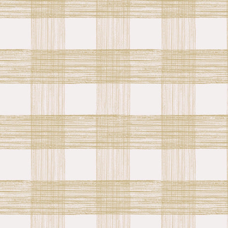a white and beige gingham wallpaper called gin lane from madcap cottage