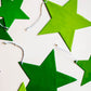 Green Metal Star Ornaments