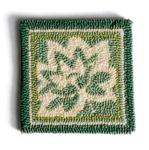 Hampton Court Green Rug Sample