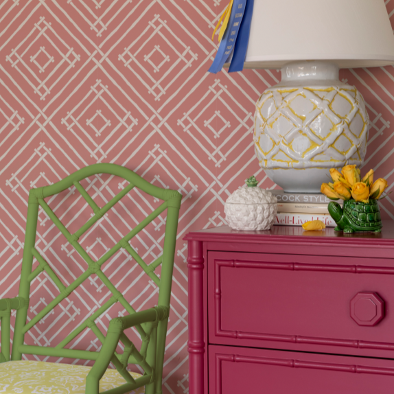 Think Pink! Wallpaper – Madcap Cottage