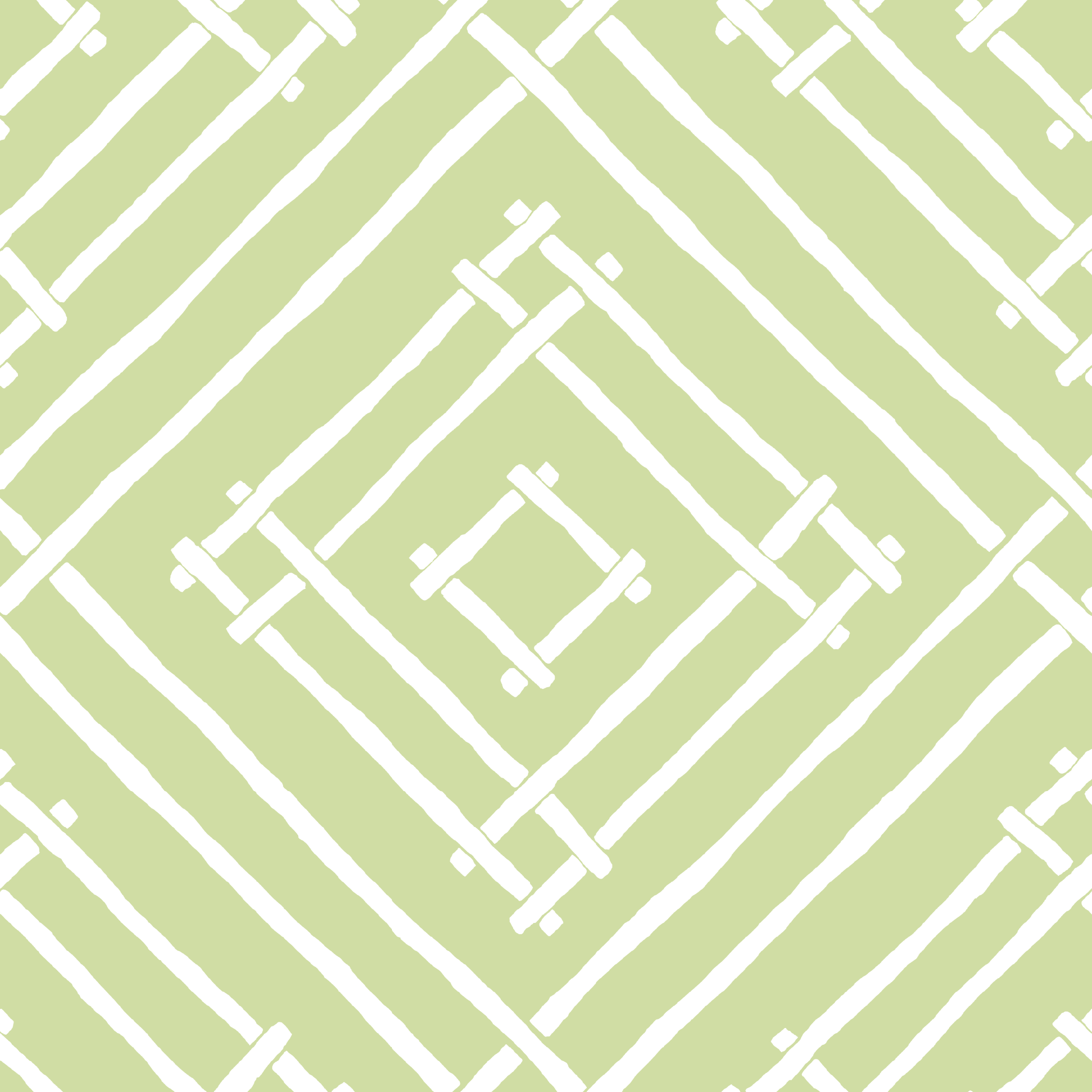 a light green and white bamboo trellis fabric called Island House by Madcap Cotttage