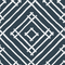 a blue and white bamboo trellis fabric called Island House by Madcap Cotttage