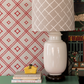 Island House Small Lacquer Red Wallpaper