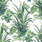 madcap cottage palm fabric featuring green palm leaf motifs on a light blue background. 