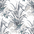 madcap cottage palm fabric featuring tonal grey palm leaf motifs on a light grey background. 
