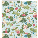 Meadow Club Sky Blue Wallpaper Sample