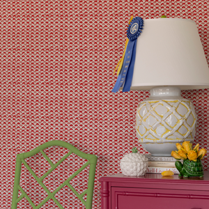 Madcap Cottage Old Jaipur Red Wallpaper