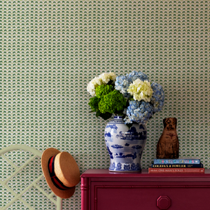 Madcap Cottage Old Jaipur Green Wallpaper