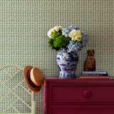 Old Jaipur Meadow Green Wallpaper Sample