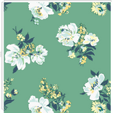 Swans Island Jade Green Wallpaper Sample