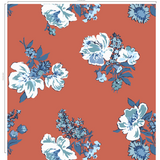 Swans Island Lacquer Red Wallpaper Sample