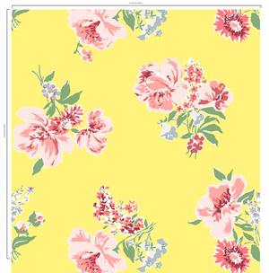 Swans Island Daffodil Yellow Wallpaper